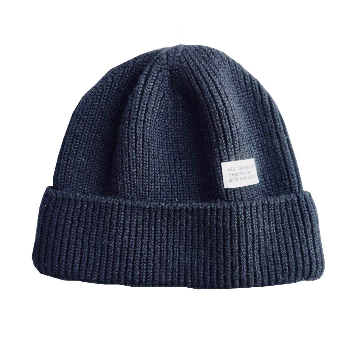 MT HIGH MOUNTAIN MERINO WOOL TECH KNIT BEANIE NAVY